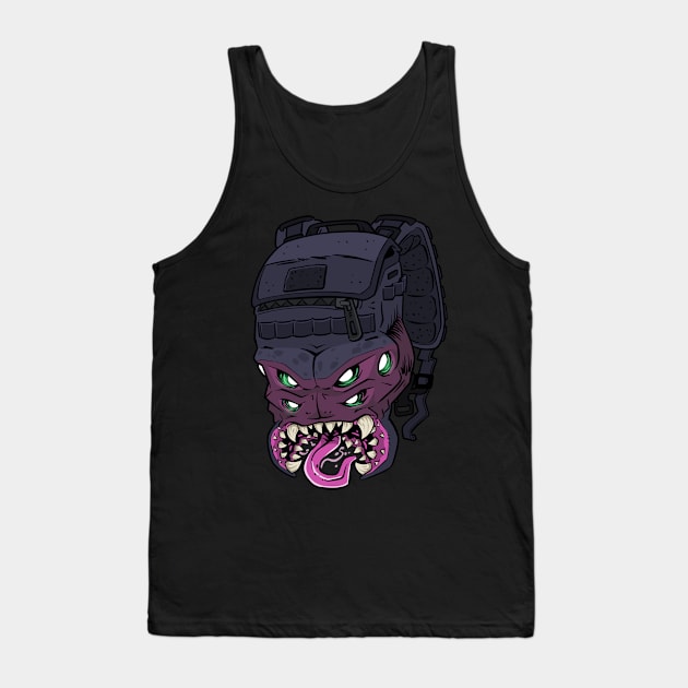 Monster Backpack Tank Top by hiwez